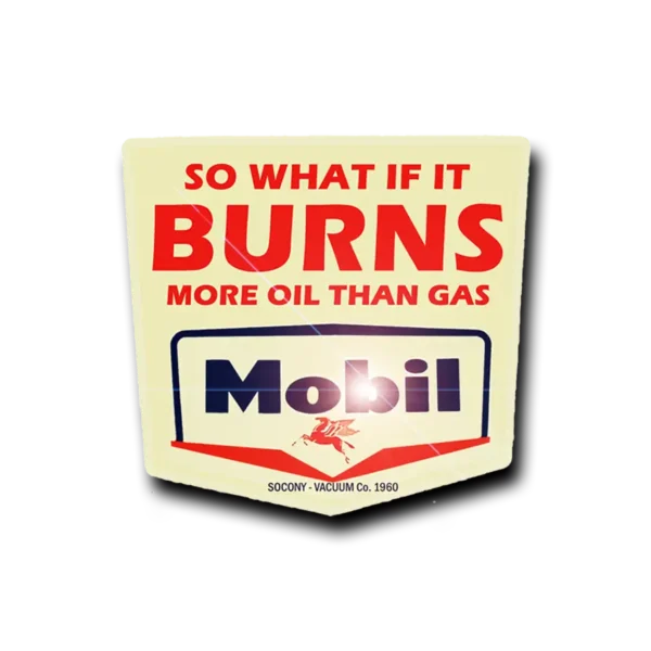 Burns More Oil