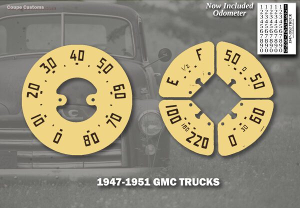 1947-1951 GMC GAUGE RESTORATION SET 
