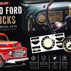 1948-1950 FORD GAUGE RESTORATION SET