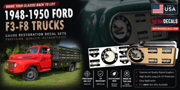 48-50 FORD BIG TRUCK 80 MPH GAUGE