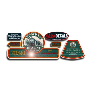 “Sinclair Oil Filter” Sticker Kit