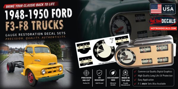 48-50 FORD BIG TRUCK 60mph GAUGE